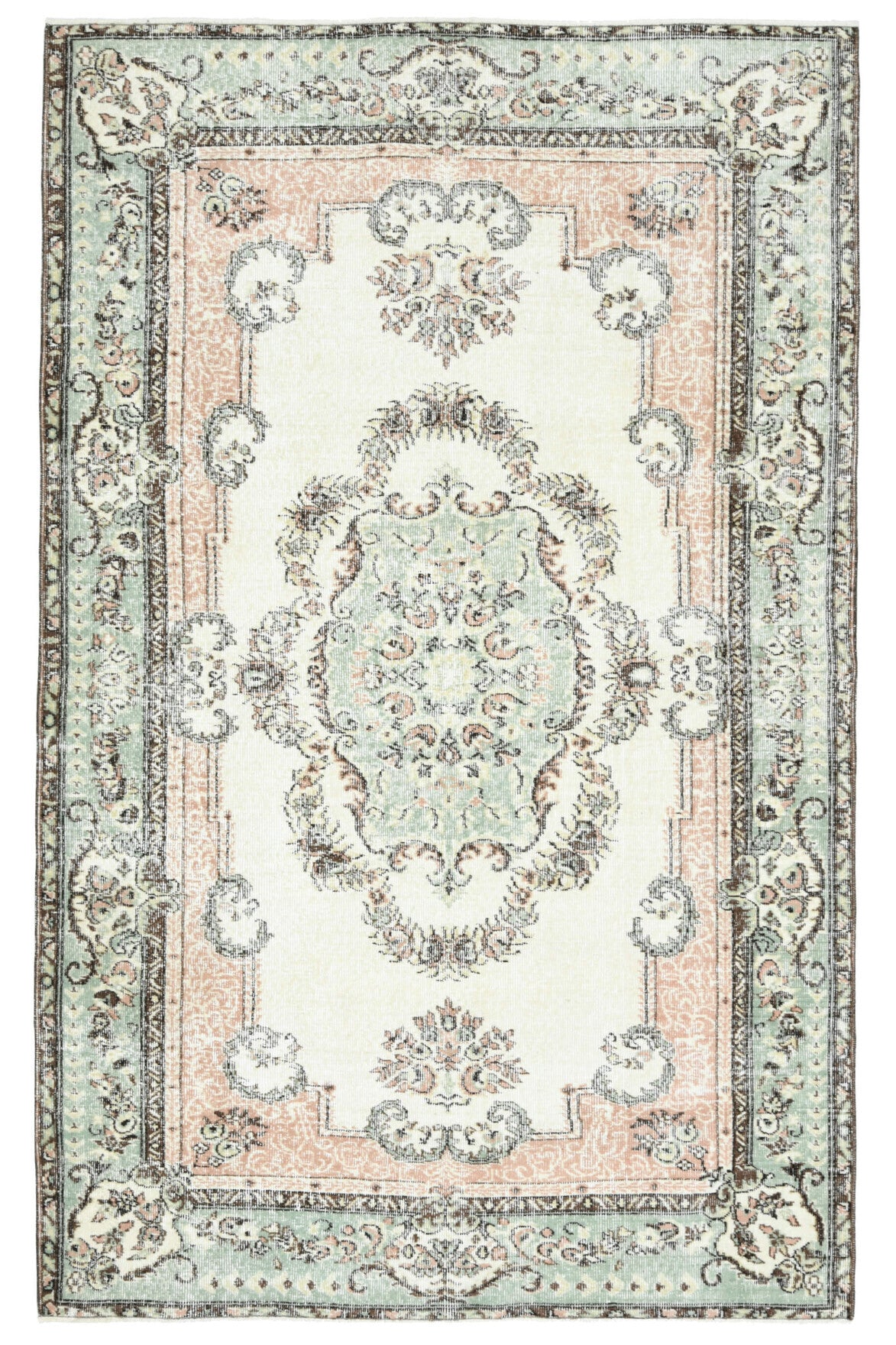 Handmade Medallion Area Anatolian Rug
