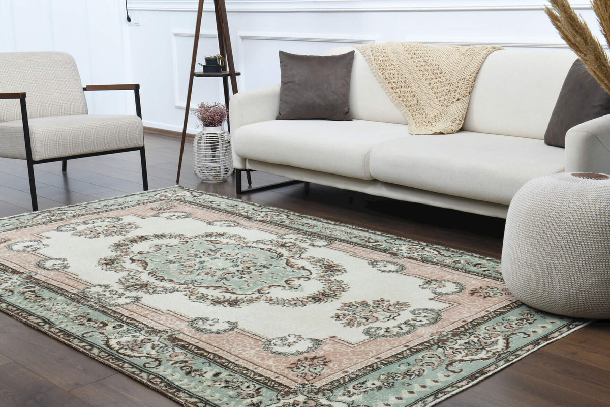 Handmade Medallion Area Anatolian Rug