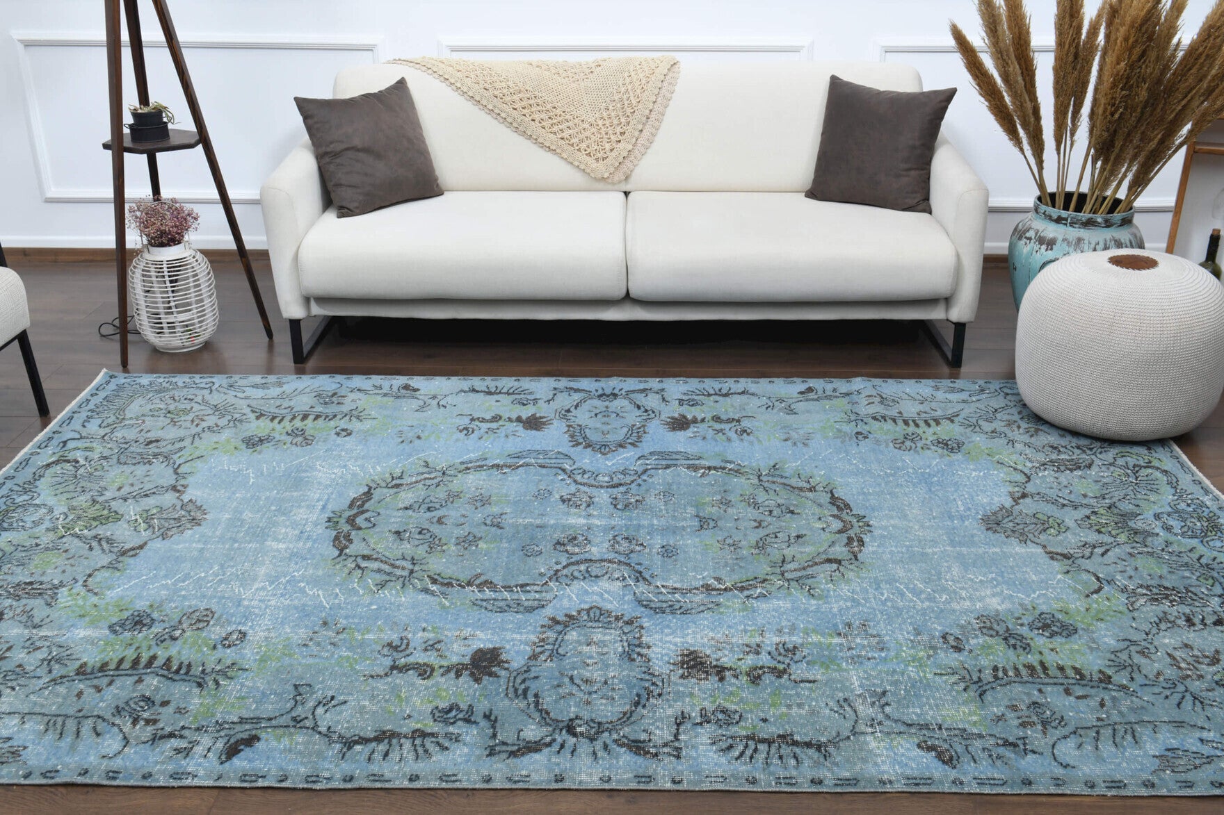 Handmade Area Rug in wool – 1970s piece from Anatolia, Turkey | Fame Rugs