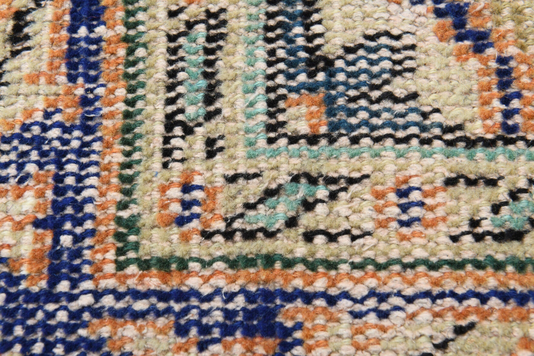 One-of-a-kind 1970s Anatolian vintage area rug in wool, 5'7" x 8'5"