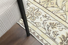 Handmade Cream Oushak Rug