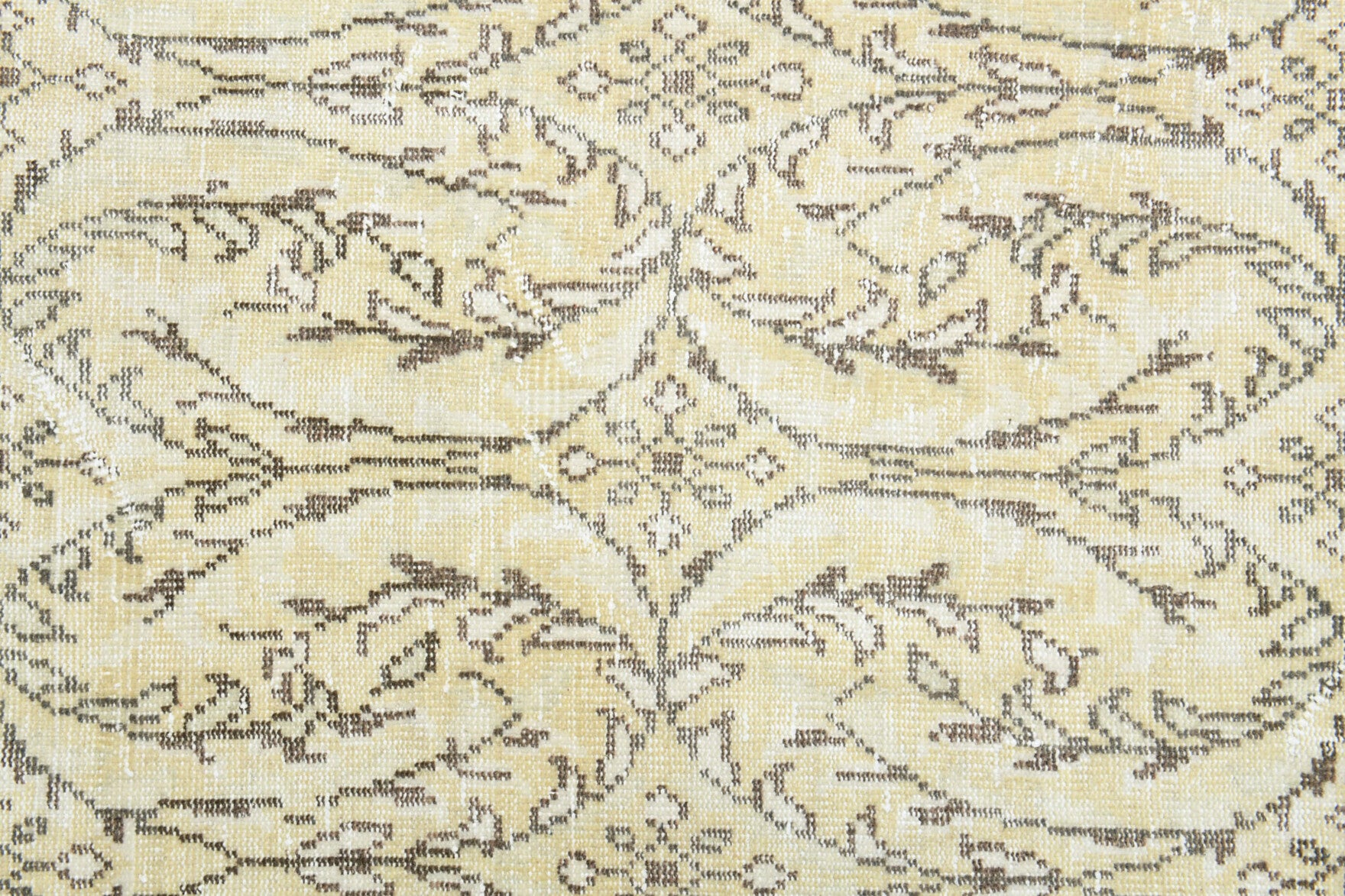 Handmade Cream Oushak Rug