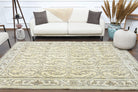 Handmade Cream Oushak Rug