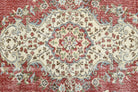 Ecekusa rug: 1970s handmade Anatolian rug with oriental motifs and cotton backing