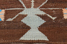 One-of-a-kind 1970s Anatolian vintage kilim rug in wool, 5'4" x 10'6"