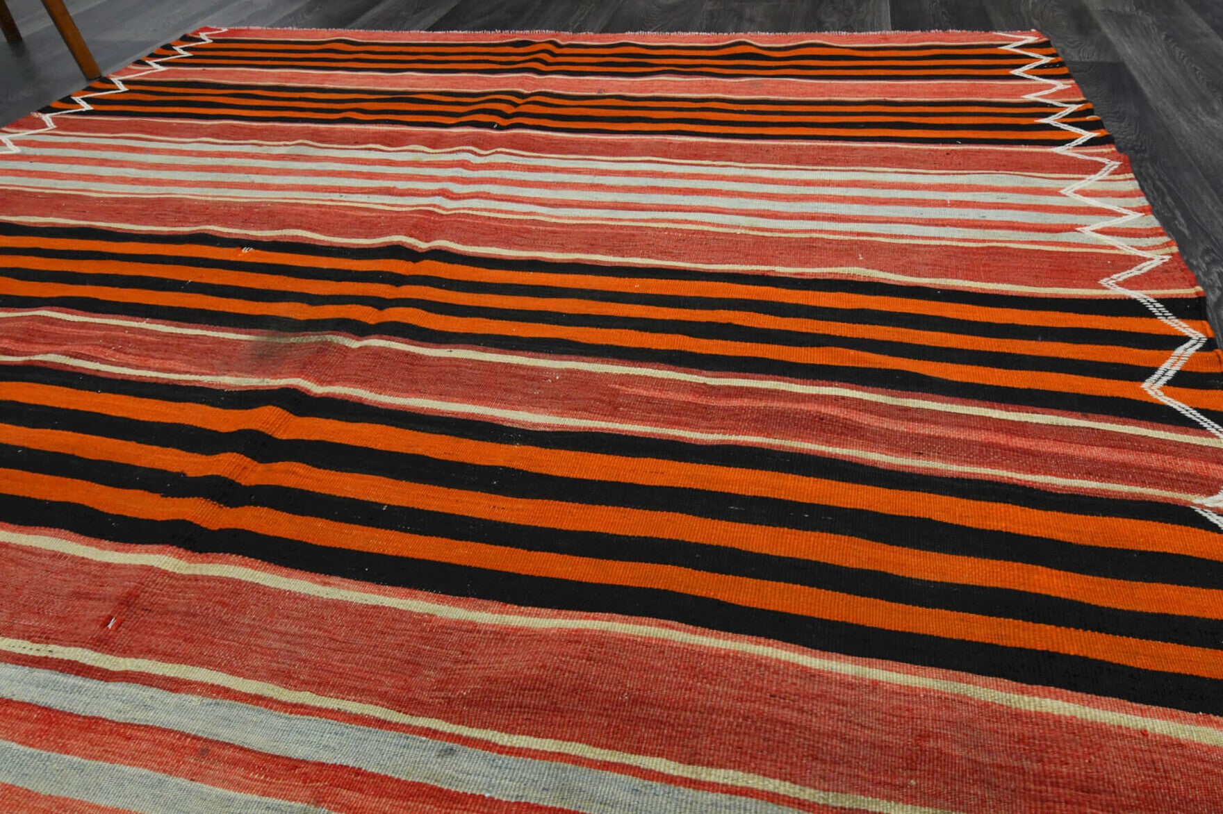 188x326 cm vintage Anatolian kilim rug – Denizmelek, flatweave, wool
