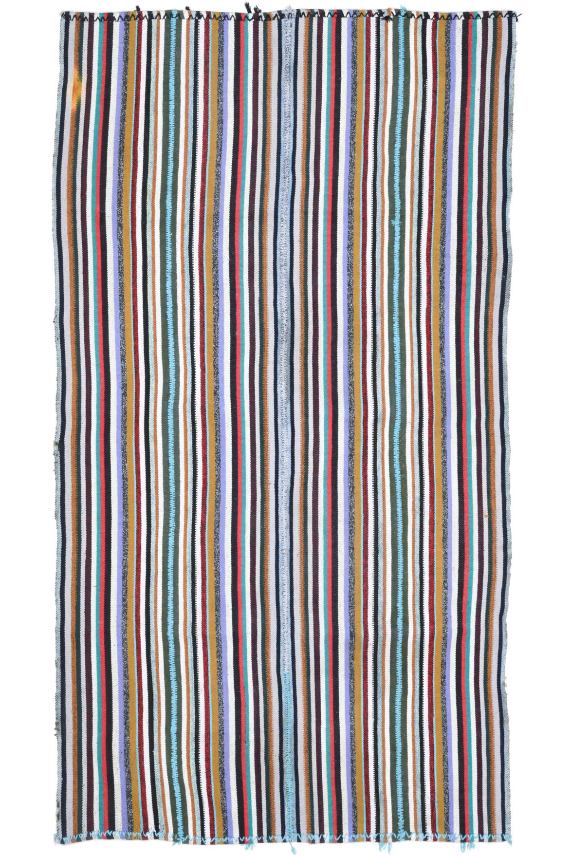Rainbow Kilim Striped Rug