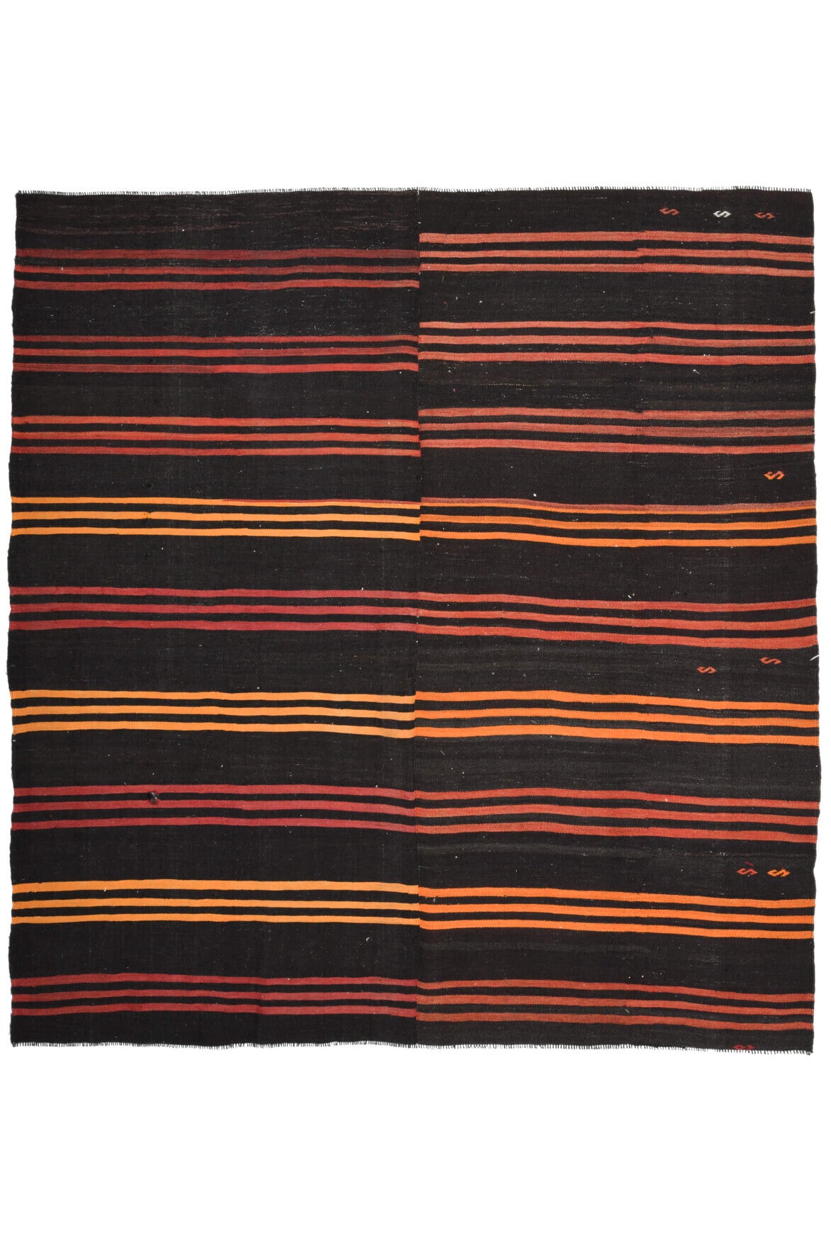 Handmade Striped Kilim Rug