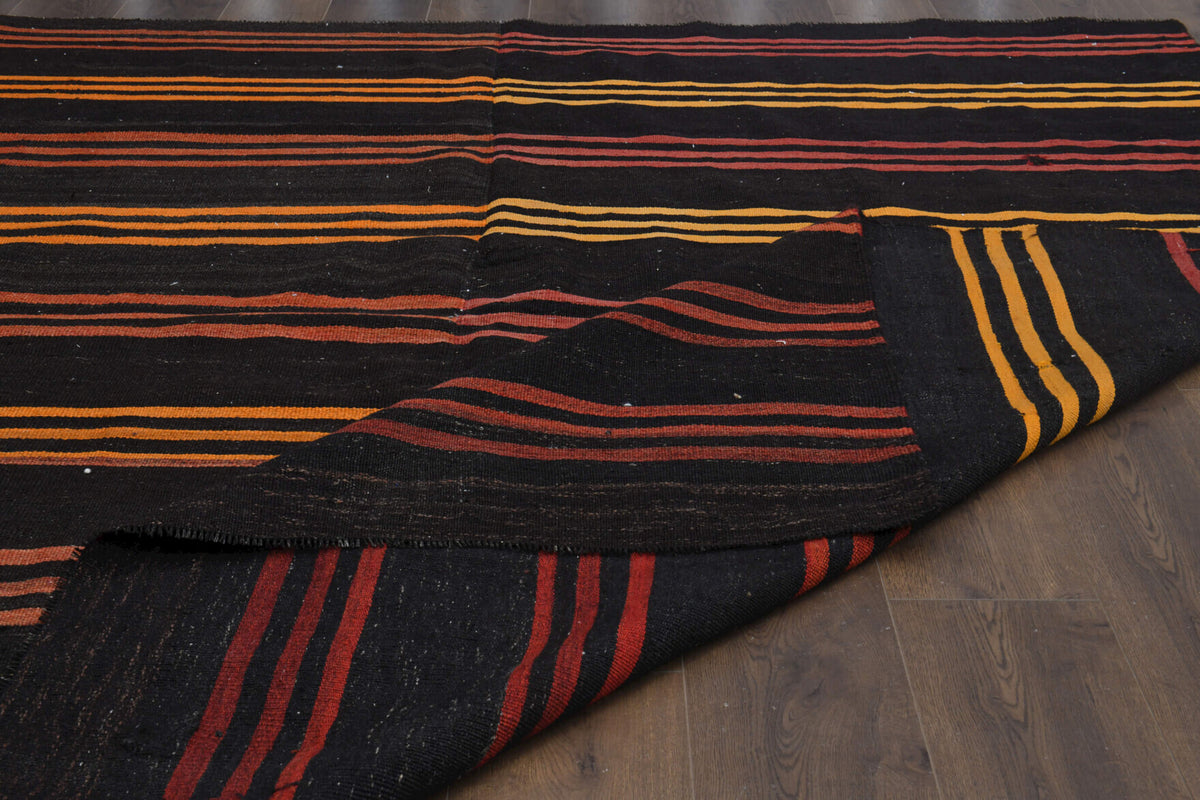 Handmade Striped Kilim Rug
