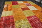 Charitomira rug: 1950s handmade Anatolian rug with floral motifs and fabric backing