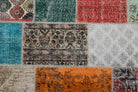 Rainbow Patchwork Vintage Rug