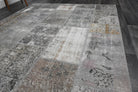 Handmade Patchwork Grey Area Rug