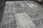 Handmade Patchwork Grey Area Rug