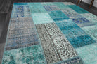 Ceren rug: 1960s handmade Anatolian rug with oriental motifs and fabric backing
