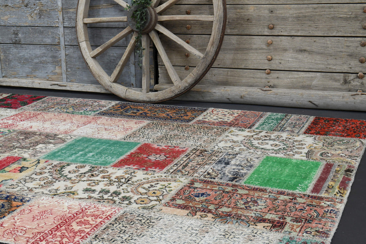 Pachwork Vintage Area Rug from 1980&prime;s
