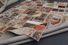 Vintage Brown Shades Area Patchwork Rug