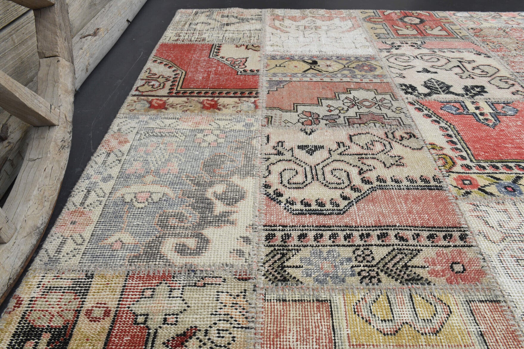 Berilter – vintage oriental rug for living room or bedroom, 6'7" x 9'11" (200x302 cm)