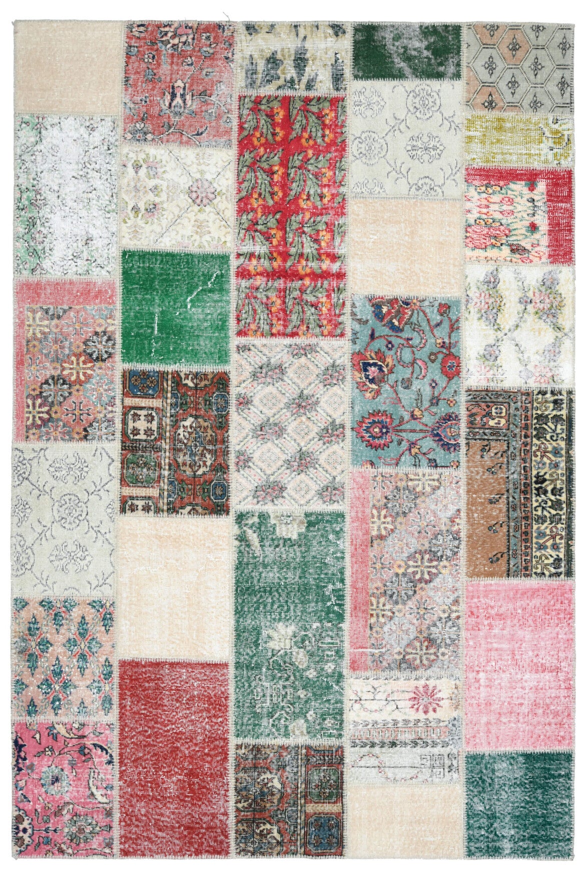 Vintage Patchwork Area Rug