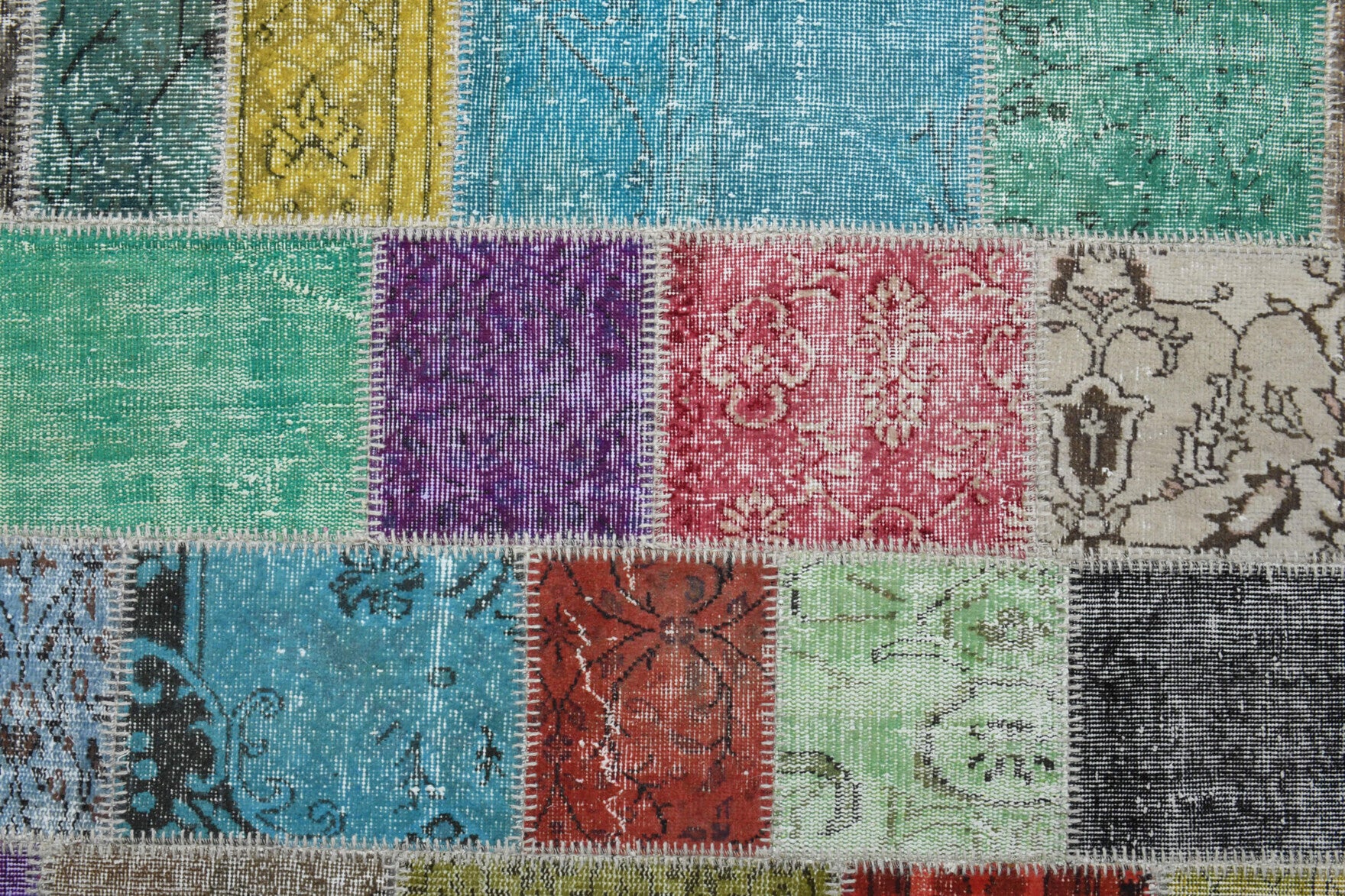 Aybahar – vintage oriental rug for living room or bedroom, 6'5" x 9'8" (196x294 cm)