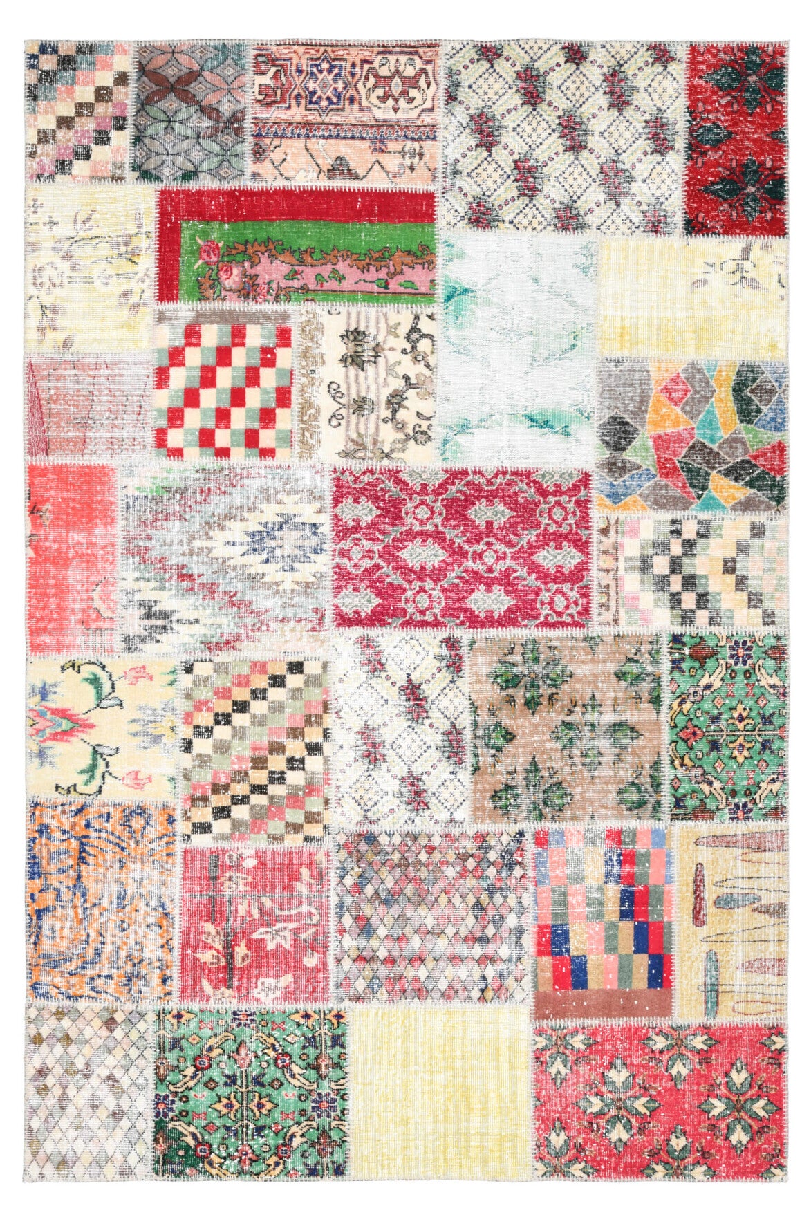 Handmade Vintage Patchwork Rug