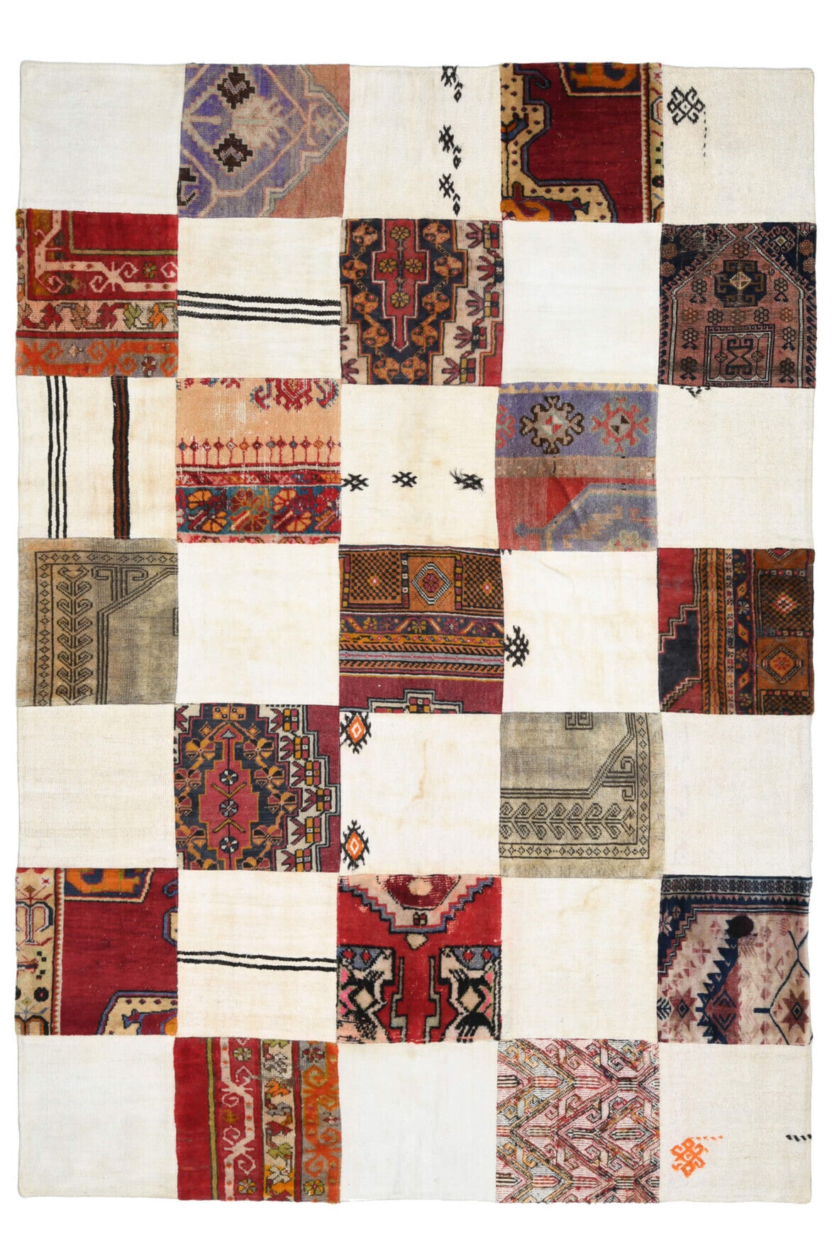 Handmade Vintage Patchwork Boho Rug