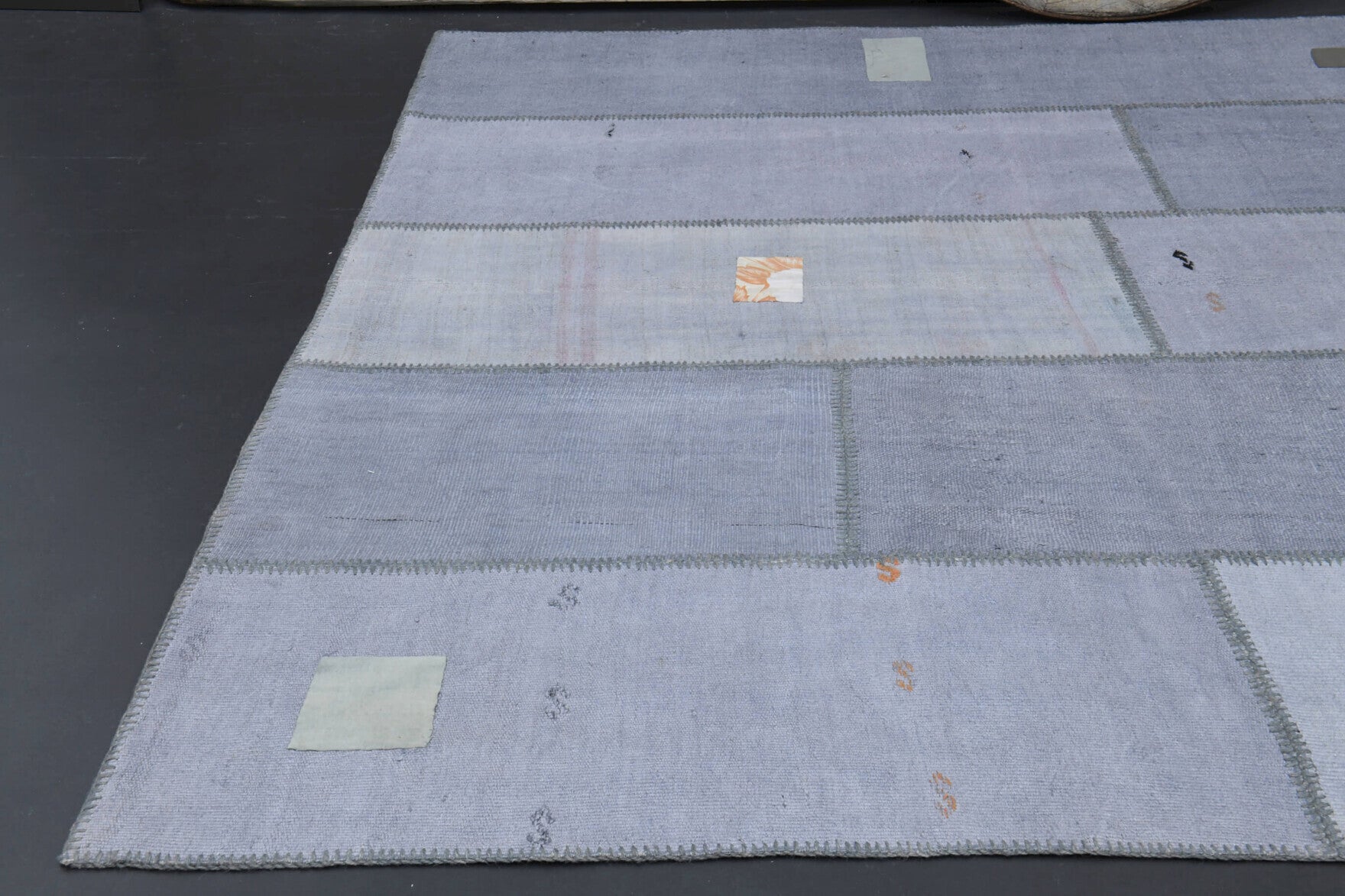 One-of-a-kind 1960s Anatolian vintage kilim rug in wool, 8'2" x 10'2"