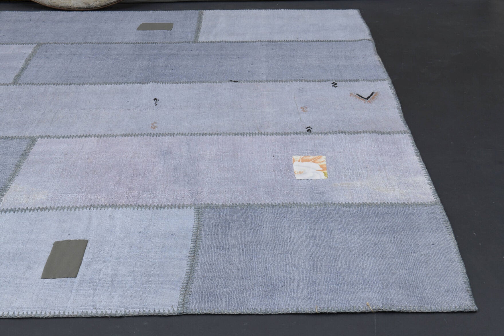 250x309 cm vintage Anatolian kilim rug – Asteromorphe, flatweave, wool