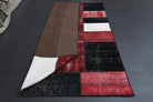 Authentic Patchwork Area Rug from 1970's