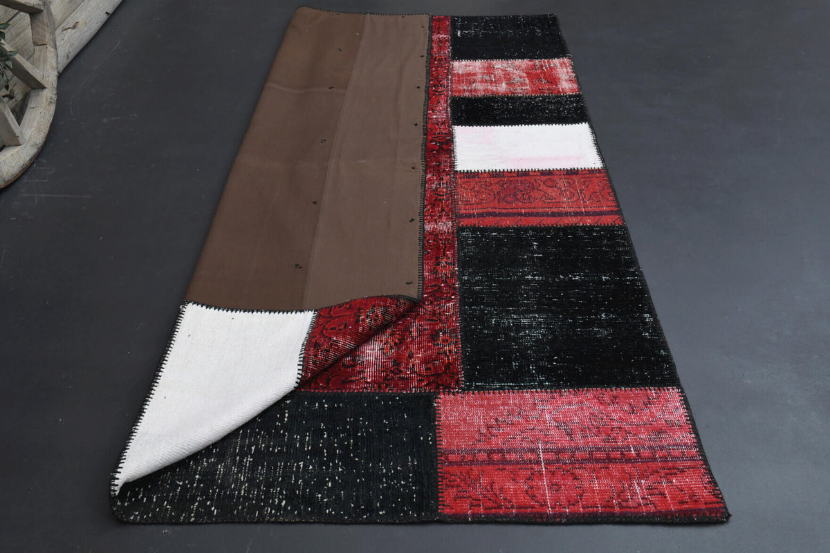 Authentic Patchwork Area Rug from 1970's