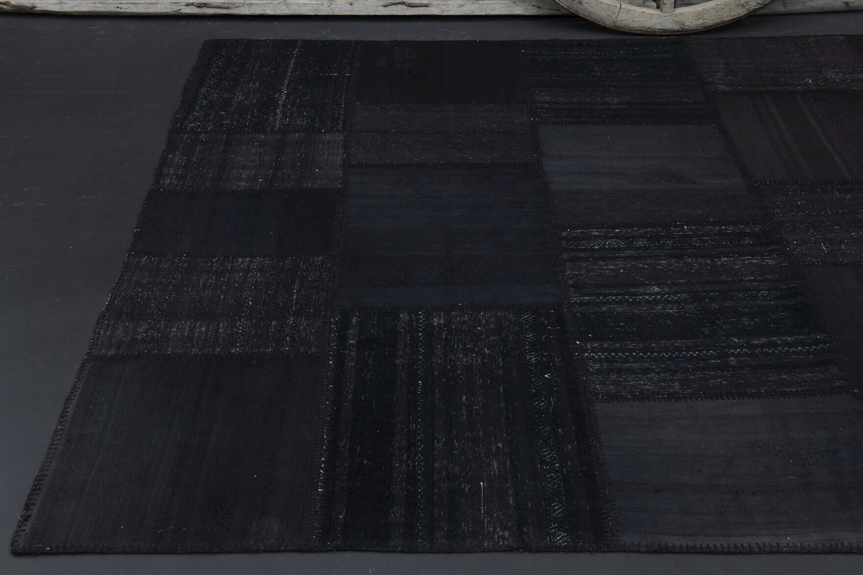 One-of-a-kind 1960s Anatolian vintage kilim rug in wool, 6'8" x 9'9"