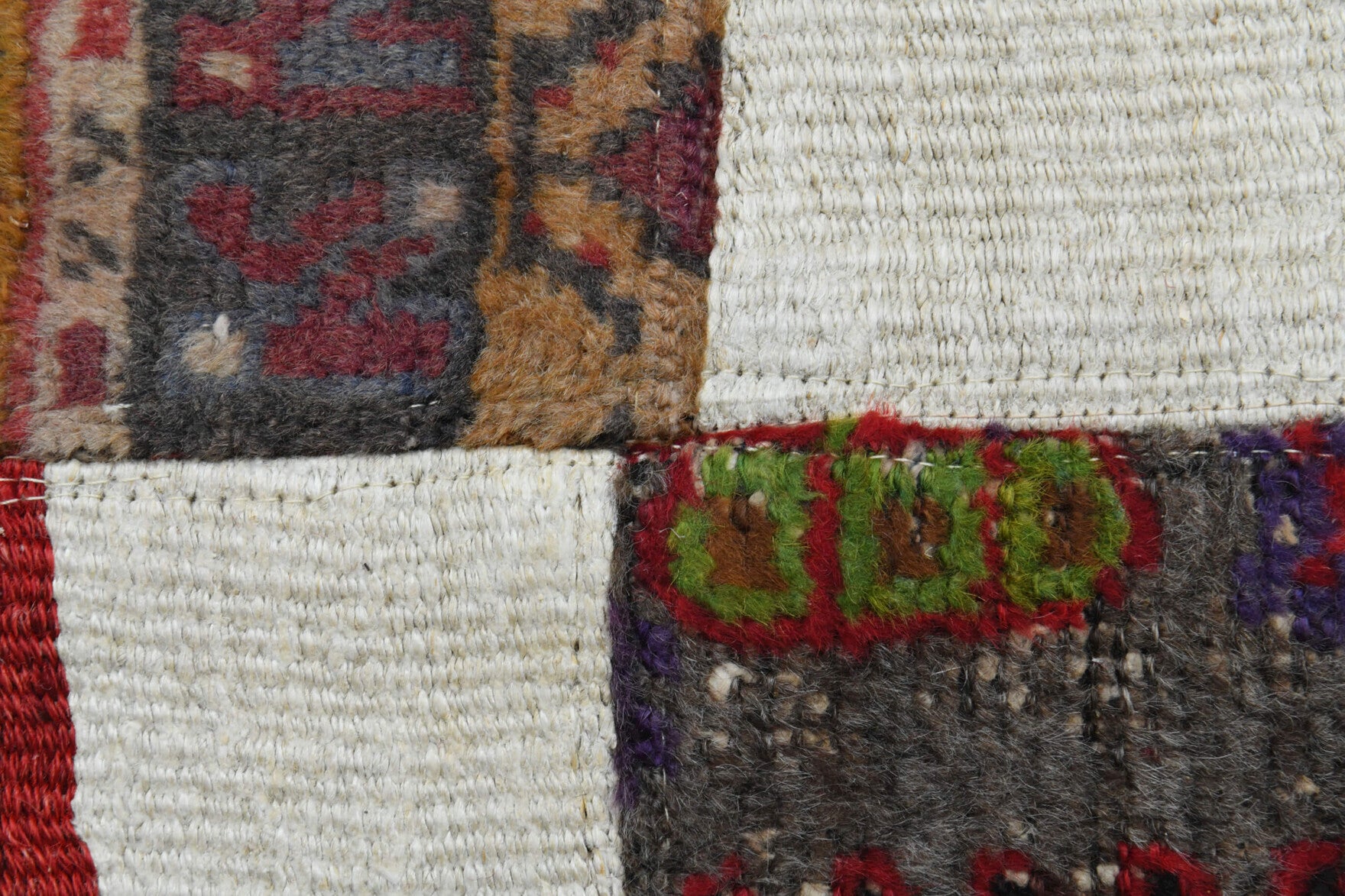 Handwoven flatweave wool kilim from Anatolia, Turkey – Vintage Anatolian Carpet 6'7" x 9'3"