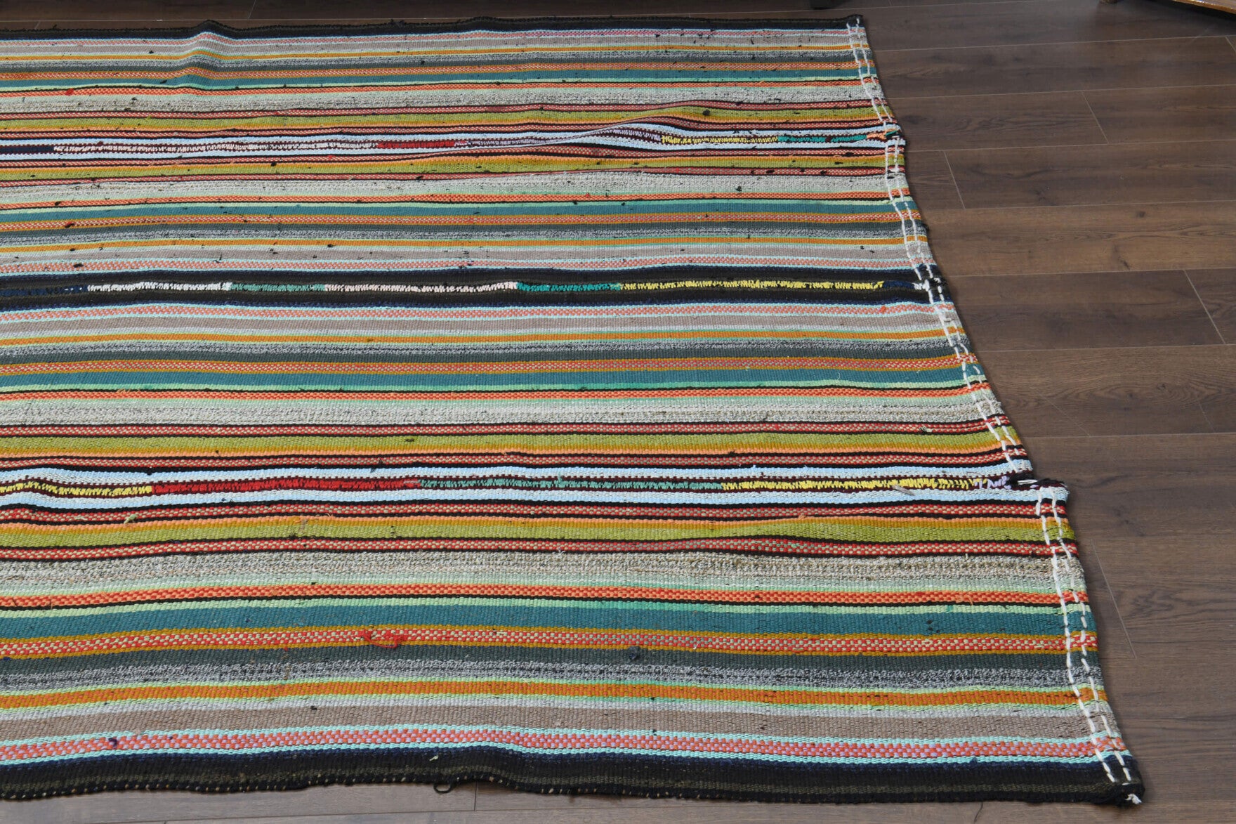 Arcadia – vintage oriental kilim for living room or bedroom, 6'2" x 8'2" (188x249 cm)
