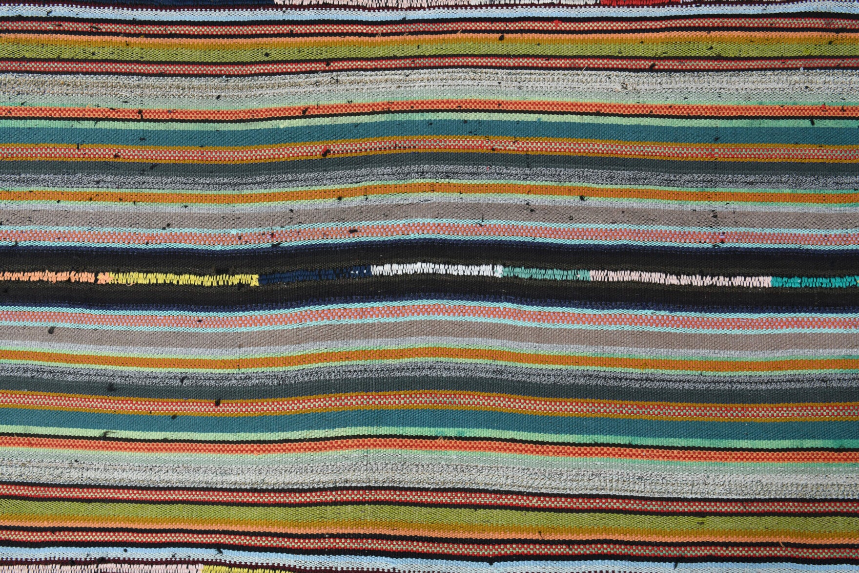 Hand-crafted Anatolian vintage kilim Arcadia in wool, 1960s