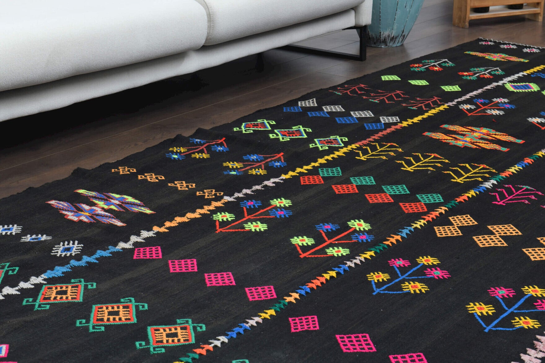190x347 cm vintage Anatolian kilim rug – Arasgul, flatweave, wool