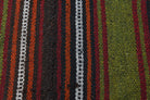 Striped Wide Rug Runner from 1970's