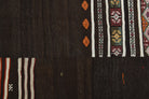 Anthopnoe – vintage oriental kilim for living room or bedroom, 6'6" x 7'7" (199x231 cm)