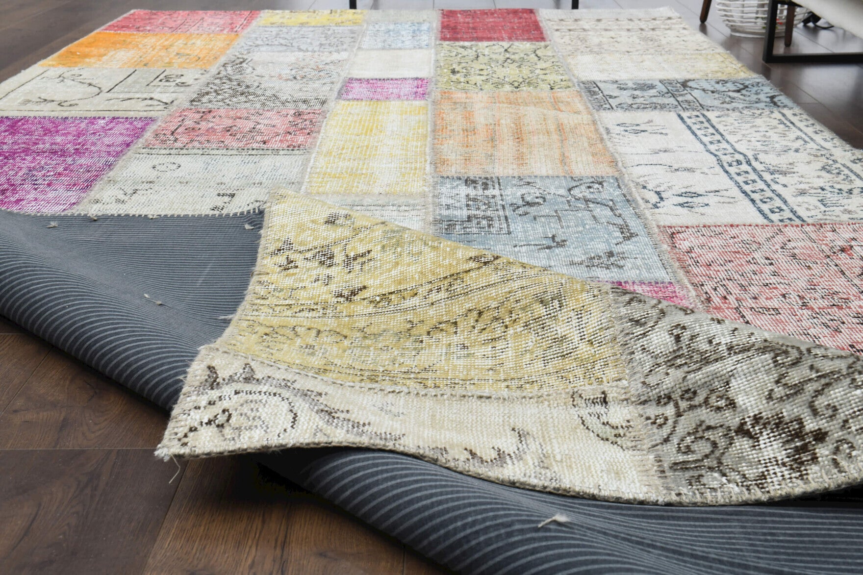 Patchwork Custom Wide Runner Rug