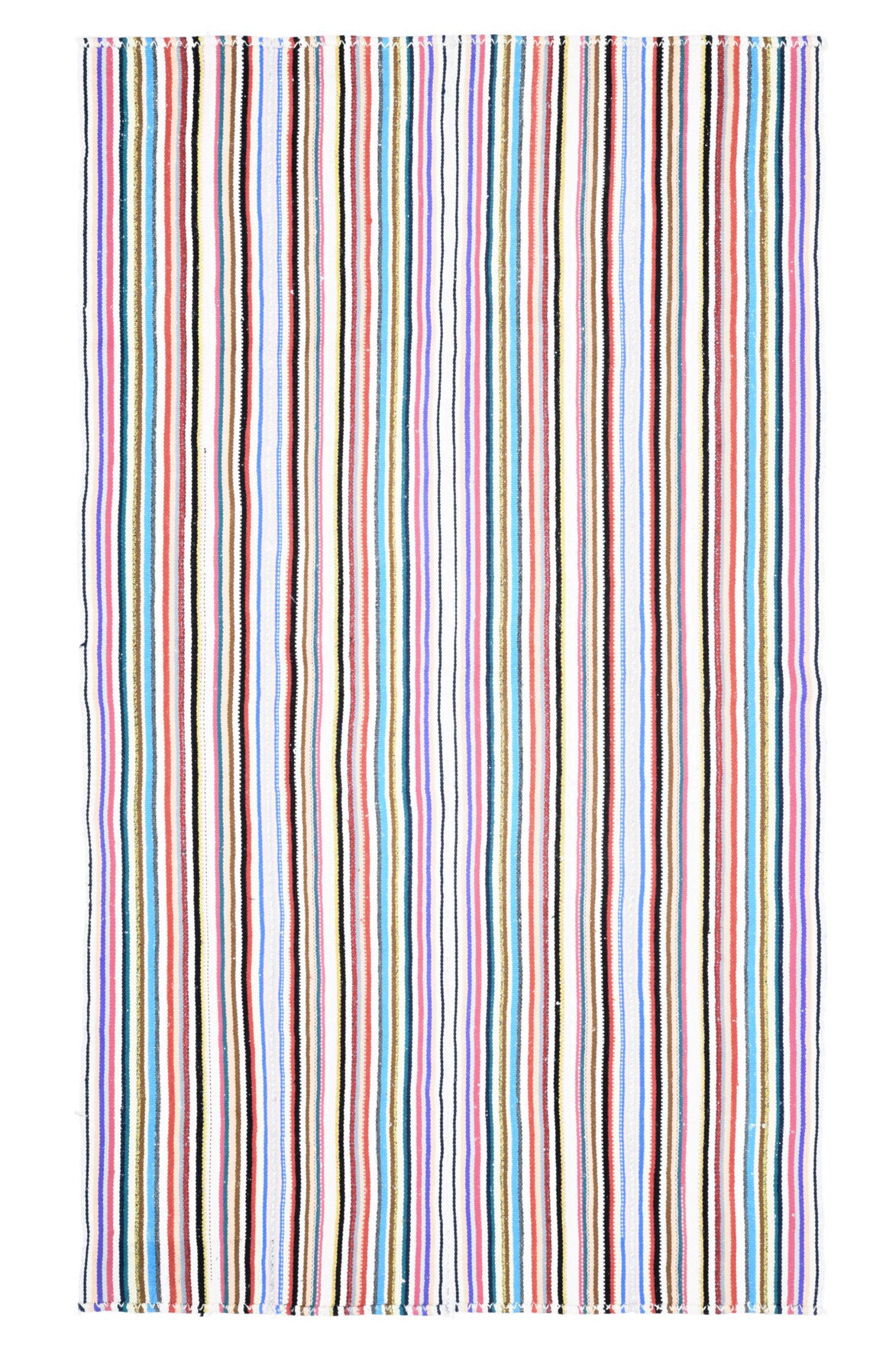 Stiped Flatweave Vintage Rug