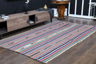 Handmade Vintage Area Kilim Rug
