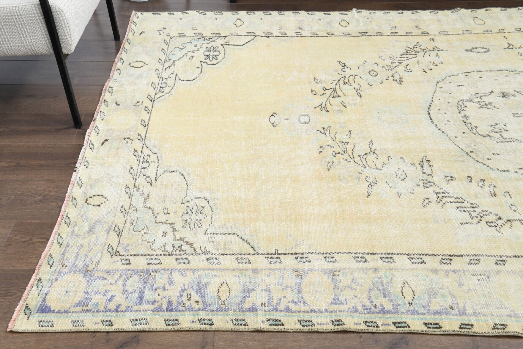 One-of-a-kind 1970s Anatolian vintage area rug in wool, 6'2" x 9'2"