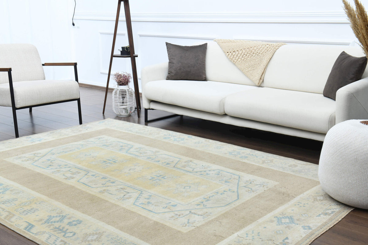 Neutral Vintage Milas Area Rug