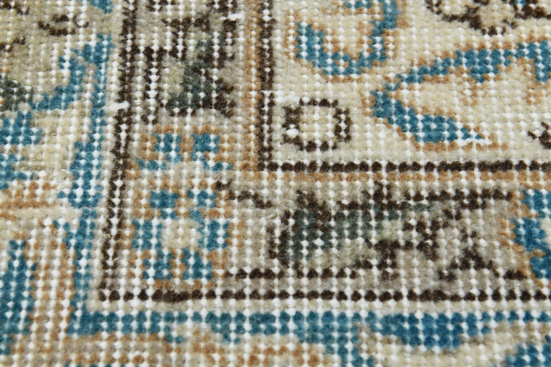 158x266 cm vintage Persian area rug – Asterophile, low pile, wool