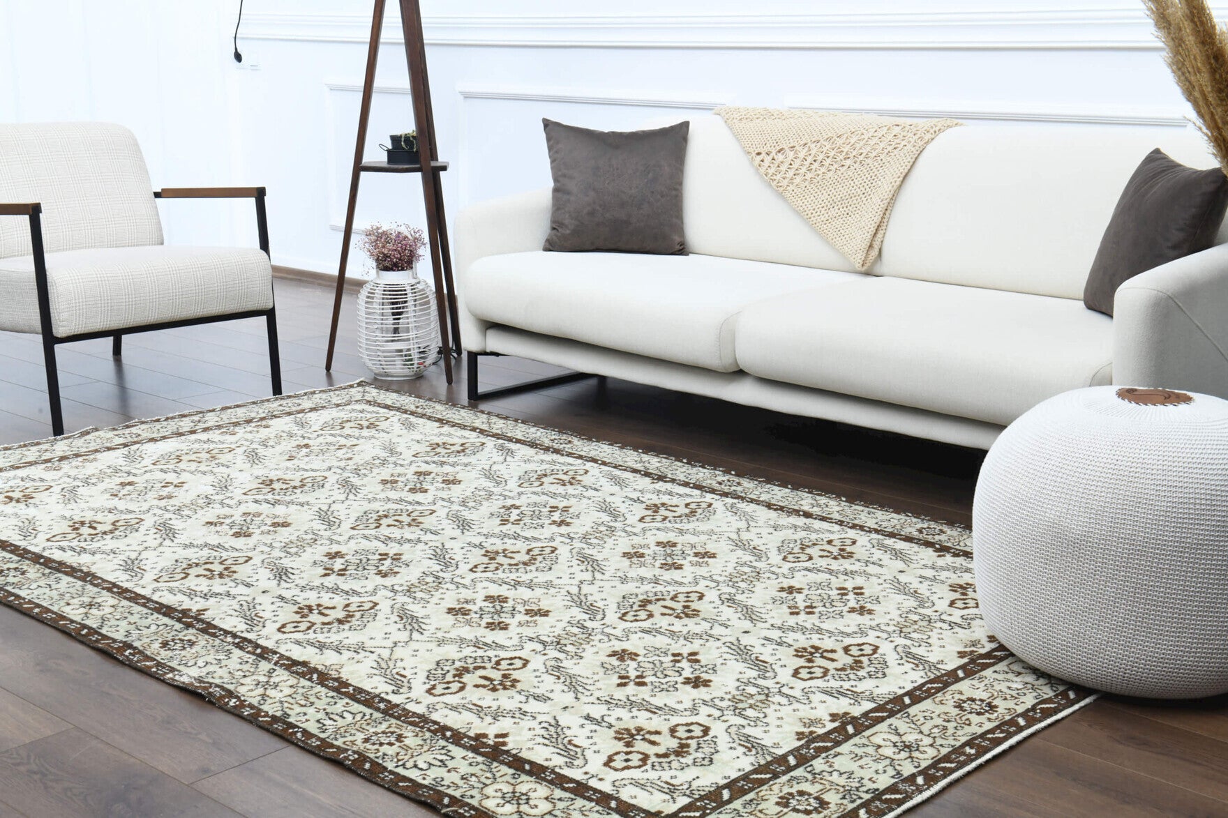 167x276 cm vintage Anatolian area rug – Berilsel, low pile, wool