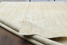Beige Ecru Handmade Antique Area Rug