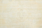 Beige Ecru Handmade Antique Area Rug
