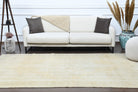 Beige Ecru Handmade Antique Area Rug