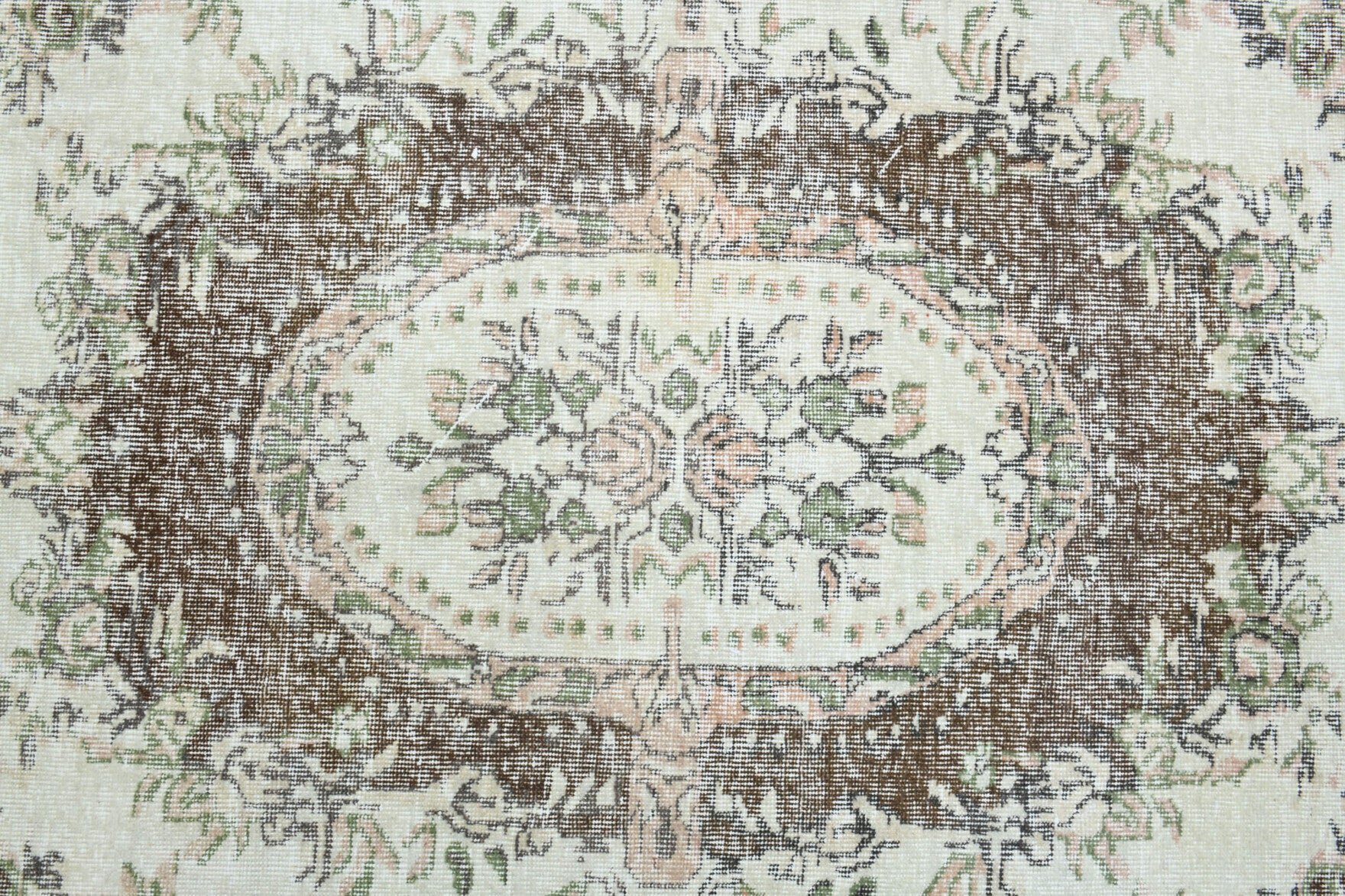186x272 cm vintage Anatolian area rug – Papatyaban, low pile, wool