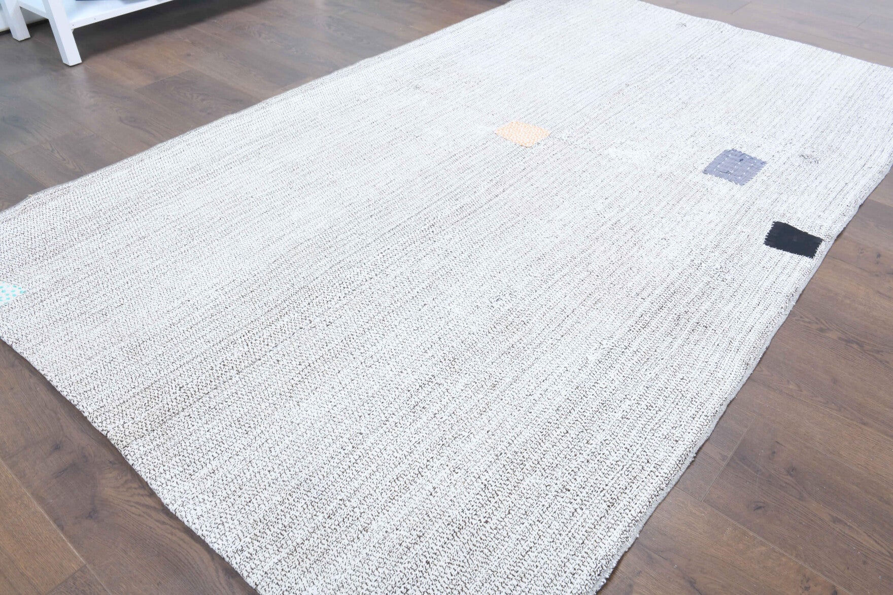 One-of-a-kind 1960s Anatolian vintage kilim rug in wool, 4'5" x 7'5"