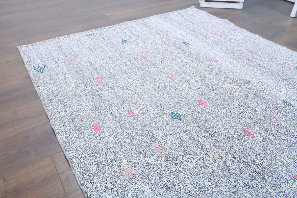 160x230 cm vintage Anatolian kilim rug – Ambraura, flatweave, wool