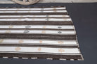 One-of-a-kind 1960s Anatolian vintage kilim rug in wool, 4'2" x 6'7"